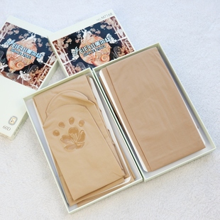 女 袜 博弈美尔丝春秋薄款 60D富美华尔缎脚底硅胶防滑微压微透连裤