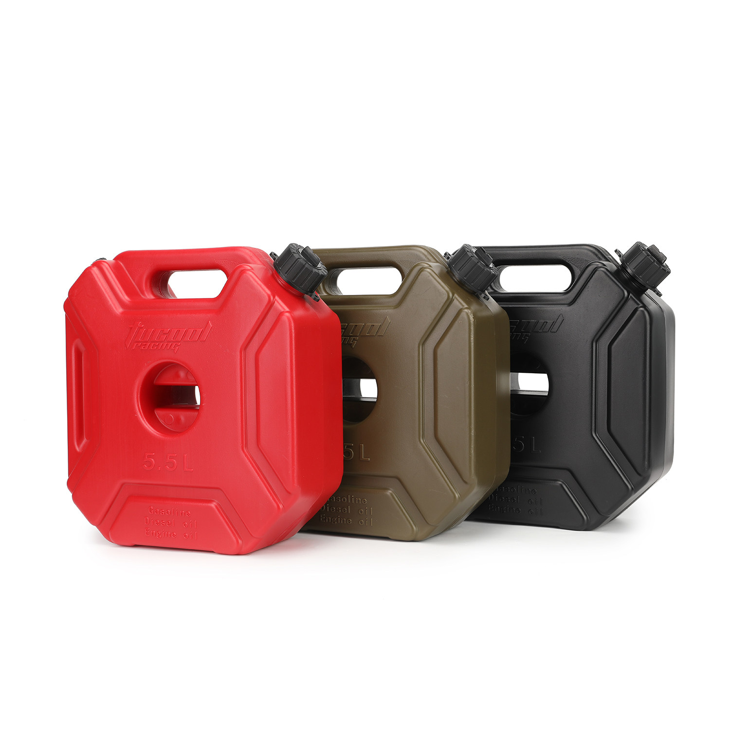 Tucool Racing 5.5L加厚摩托车车载便携式油桶 防爆柴汽备用油桶