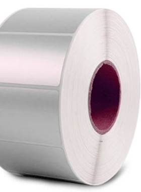 70*20 25 30 45 70亚银龙不干胶标签单排条码纸PET防油防水不可撕