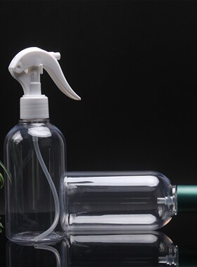 250mlPET化妆水细雾喷雾瓶分装瓶手扣式浇花空瓶美容按压式喷壶