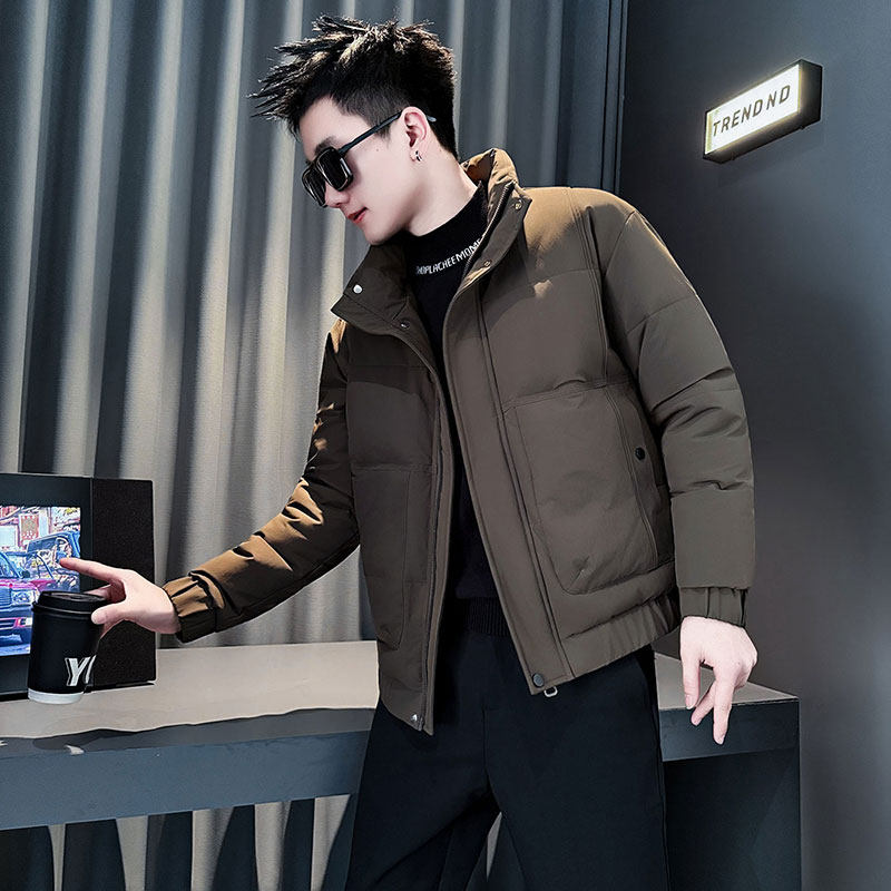 MF95-P138控188冬季社会小伙加厚保暖立领棉衣棉服外套咖色2,男装棉衣,电商A220