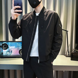 SJ44-P98控1382025春装社会小伙夹克外套店主风潮上衣军绿1，男装夹克，电商A220