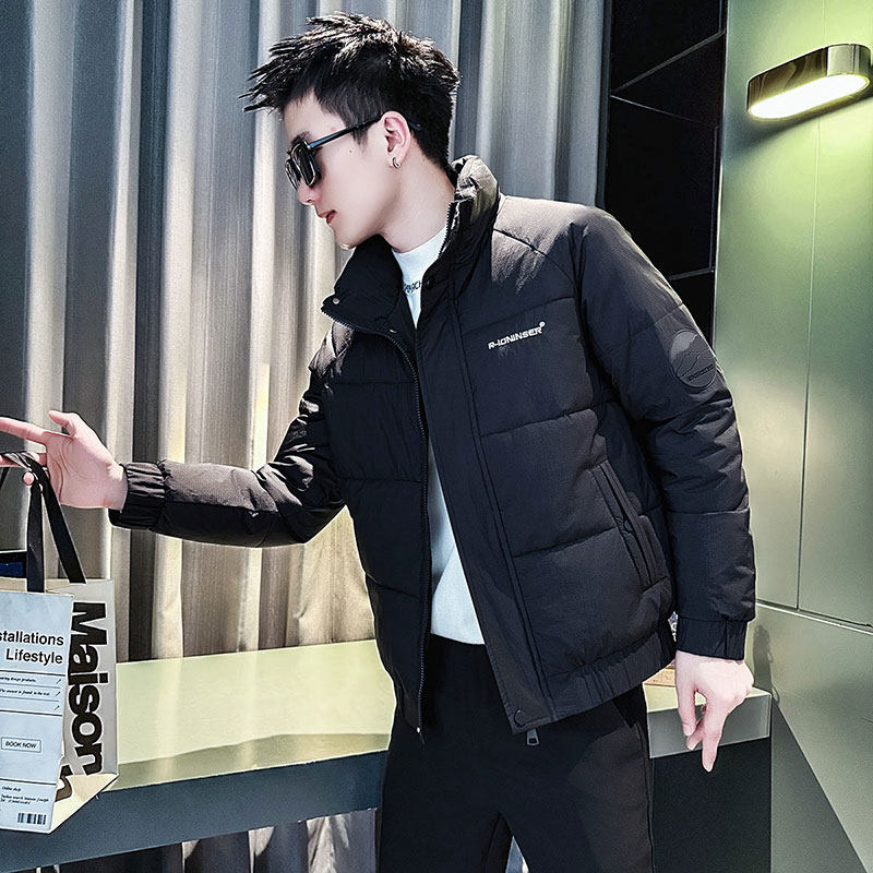 MF61-P138控178冬季社会小伙店主风立领棉衣棉服外套绿1,男装棉衣,电商A220