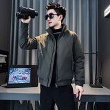 MF106-P138控178冬季社会小伙加厚保暖立领棉衣棉服外套暗红色1，男装棉衣，电商A220