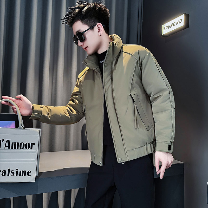 MF96-P138控188冬季社会小伙加厚保暖立领棉衣棉服外套绿色2,男装棉衣,电商A220