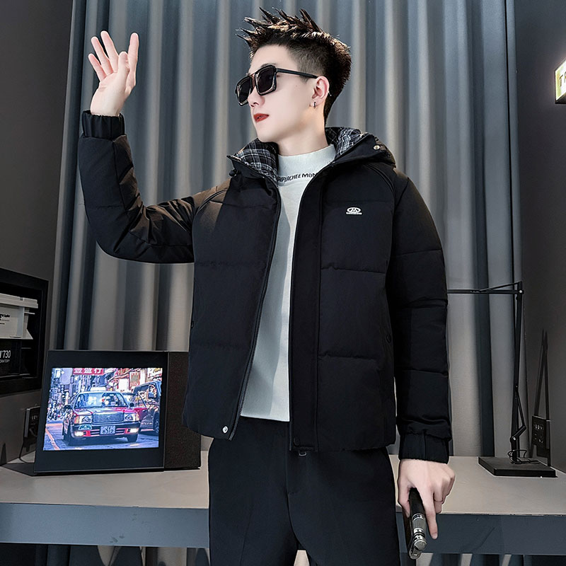 MF105-P138控178冬季社会小伙加厚保暖棉衣棉服连帽外套咖色2,男装棉衣,电商A220