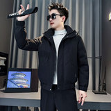 MF107-P138控178冬季社会小伙加厚保暖棉衣棉服连帽外套白色1，男装棉衣，电商A220