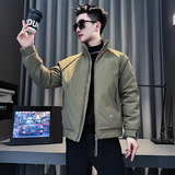 MF85-P138控178冬季社会小伙加厚保暖立领棉衣棉服外套绿色2，男装棉衣，电商A220