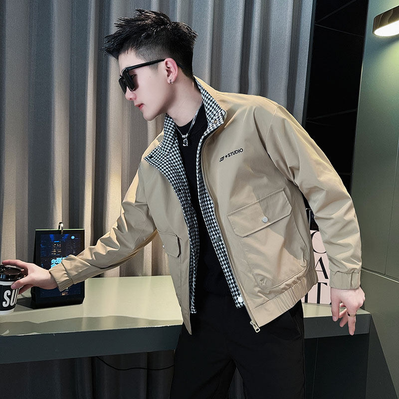 SJ73-P108控148社会小伙夹克外套男潮店主风上衣卡2,男装夹克,电商A220