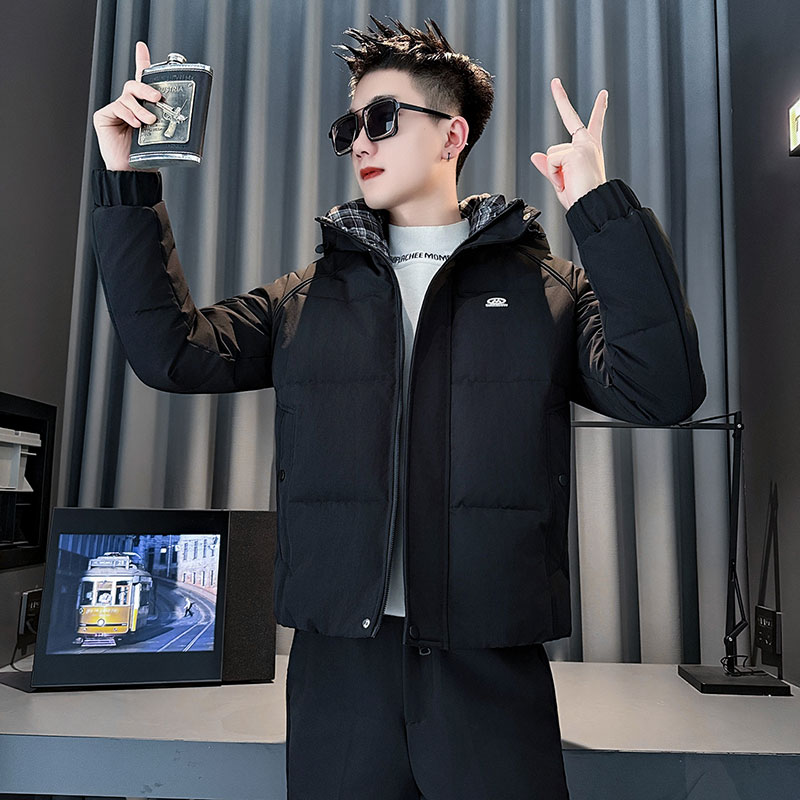 MF105-P138控178冬季社会小伙加厚保暖棉衣棉服连帽外套黄色1,男装棉衣,电商A220