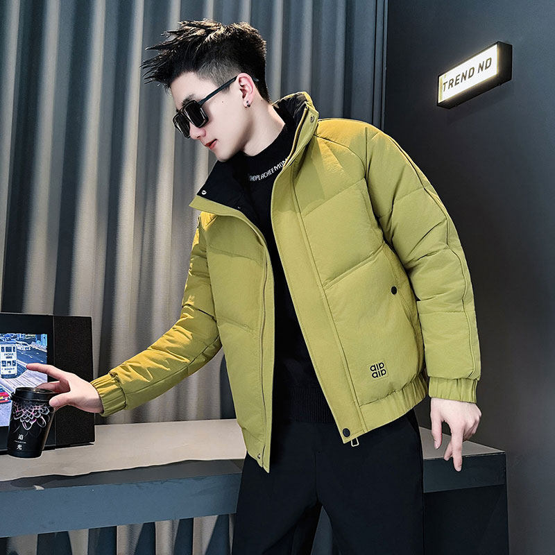 MF102-P138控178冬季社会小伙加厚保暖立领棉衣棉服外套黄色1，男装棉衣，电商A220