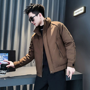 MF96-P138 控188  冬季社会小伙加厚保暖立领棉衣棉服外套  黑色1图片