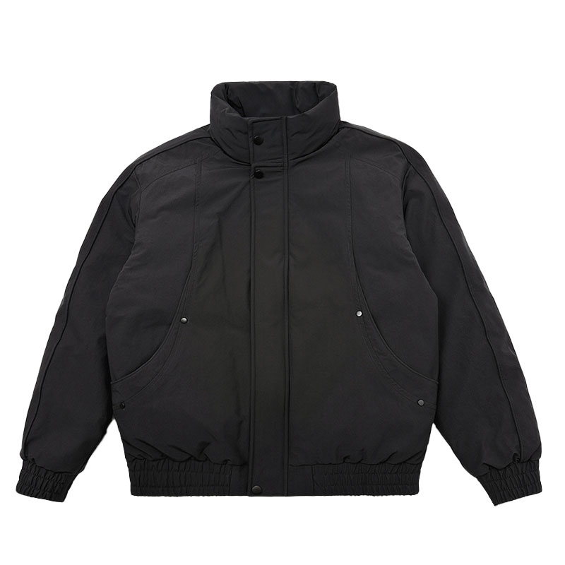 MF103-P138控178冬季社会小伙加厚保暖立领棉衣棉服外套黑色2,男装棉衣,电商A220