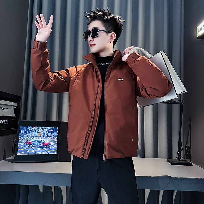 MF104-P138控178冬季社会小伙加厚保暖立领棉衣棉服外套黑色1,男装棉衣,电商A220