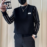 SM80-P78控108社会小伙店主风男潮毛衣针织衫黑4，男装针织衫/毛衣，电商A220