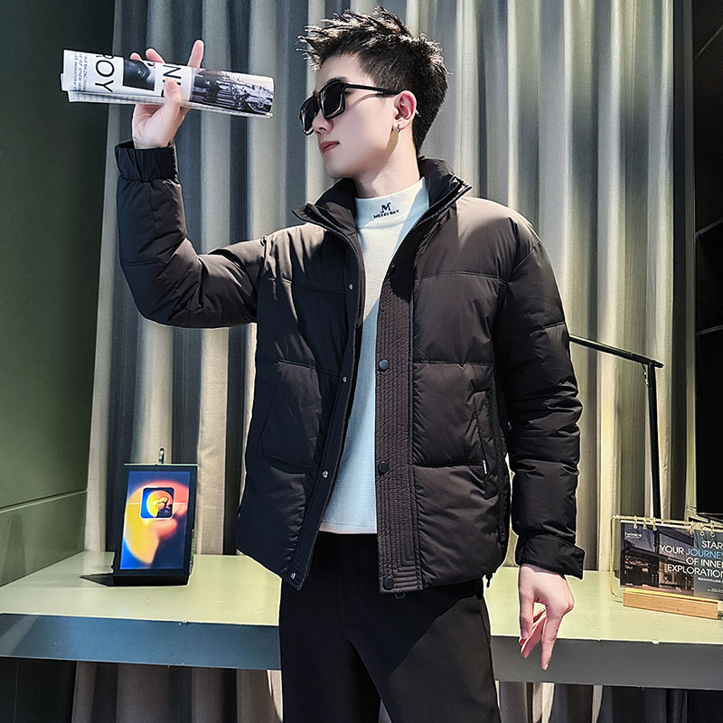 MF63-P138控178冬季社会小伙店主风立领棉衣棉服外套白1,男装棉衣,电商A220