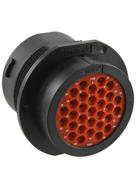 Molex 圆形连接器 31路 母触点插座 0845060001 84506-0001