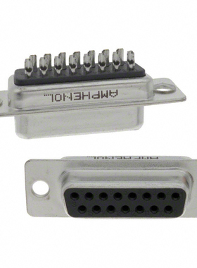 Amphenol  D-Sub 连接器 15路 G17S 插座 母形插口 G17S1500110EU