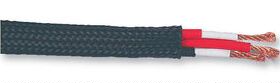 HELLERMANN TYTON　黑色编织套管　4MM 25M　 HEGPA6604 BLACK