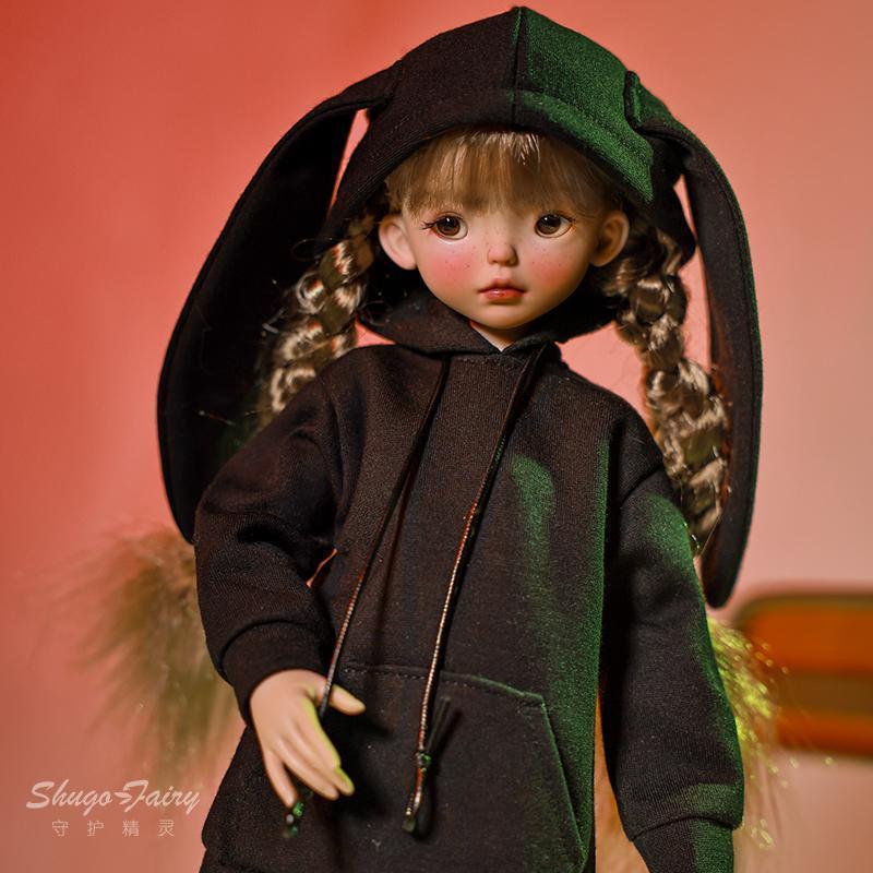 6分BJD娃娃白蛾秋日休闲风