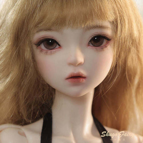 正版bjd女娃娃4分人形偶白桃套装