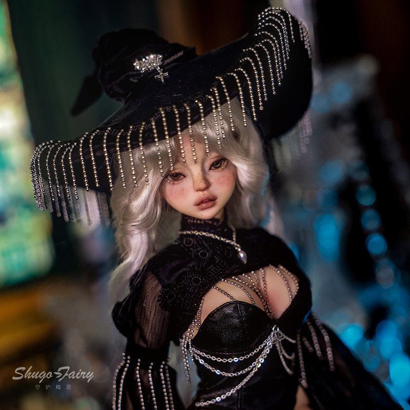 正版娃娃4分L莉莉丝万圣节巫师帽