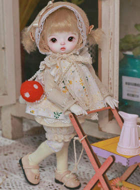 原创正版6分BJD女娃Ramo软妹SD关节可动玩偶可爱玩偶全套手工娃娃