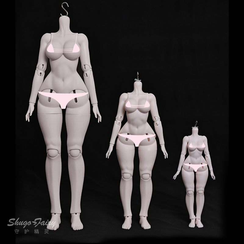 手工自制女娃6分bjd多色原创素体