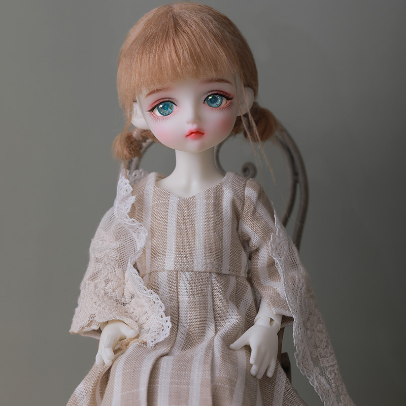正版bjd6分女娃LCCBitsie