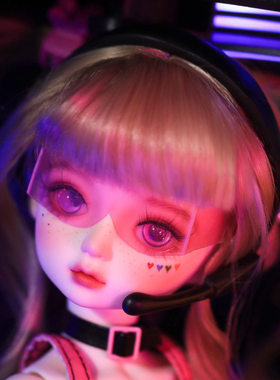 原创正版6分BJD娃娃Joy祖伊赛博朋克可爱玩偶SD关节可动人形玩偶