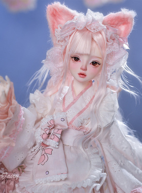 原创正版四分bjd娃娃Libra阿布日式制服少女和风球形关节娃娃全套