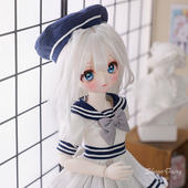 原创正版 SD树脂可动关节人形玩偶 bjd4分娃娃千夏水手服可换装