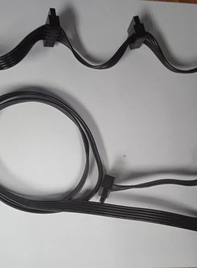 SATA15P电源公头转六个SATA15P电源母头电源廷长转接线DIY装机