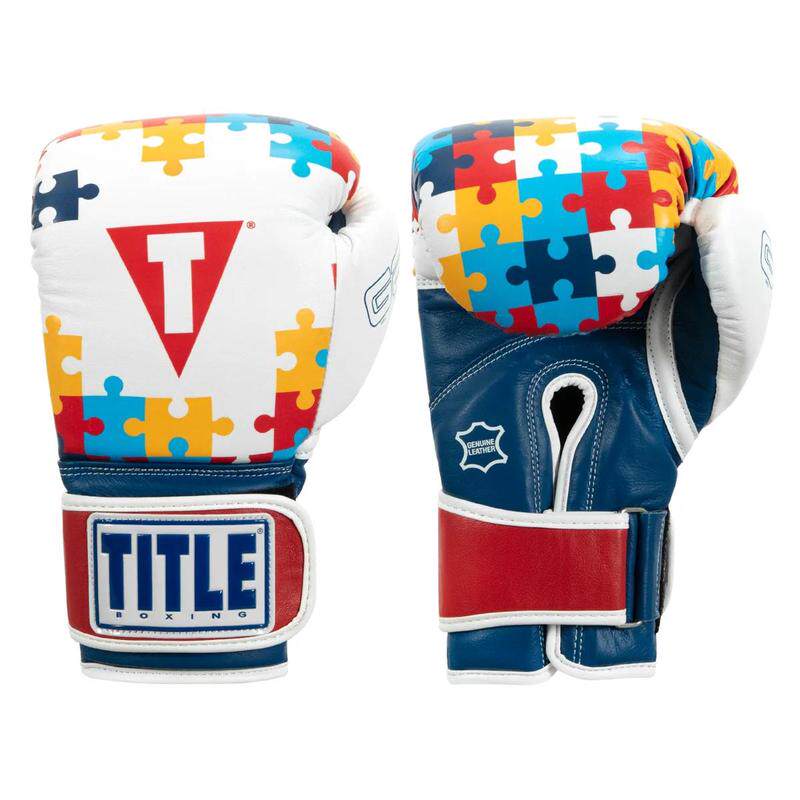 代购Title Boxing男女拳套防护减震皮革加厚拳击训练手套限量