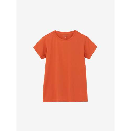 代购Goldwin女士运动T恤吸汗速干防臭UV防护透气短袖橙色