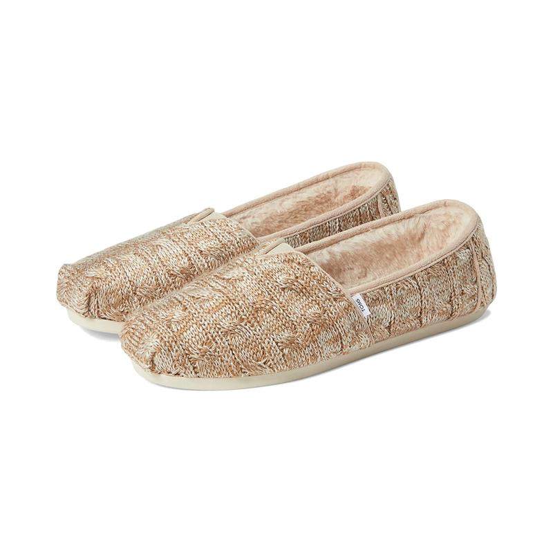 toms懒人一脚蹬渔夫鞋女平底小香风单鞋时尚乐福鞋2022新款布鞋