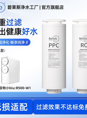 碧莱斯适用于苏宁极物净水器滤芯小Biu/R500-W1PPC复合RO反渗透膜