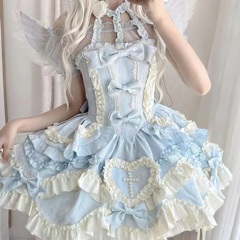 Lolita洋装JSK洛丽塔蓬蓬裙