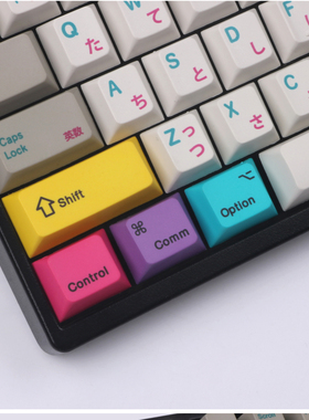 MAC增补键帽苹果键command键 option键 pbt正侧刻侵染热升华IKBC