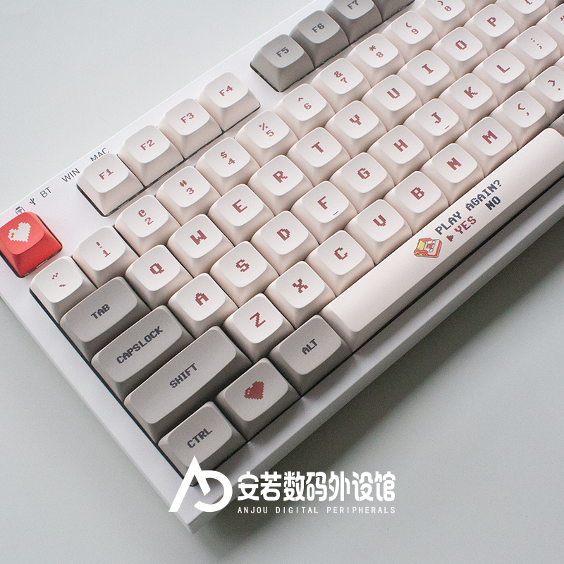 xda高度红白机键帽148键全套pbt材质热升华支持机械键盘ciy腹灵