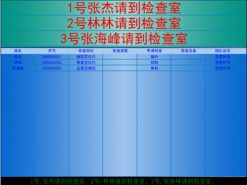 DICOM 数字口预约登记工作站软件 大屏幕预约 叫号登记客户端软件
