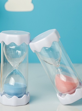 创意沙漏计时器防摔儿童摆件简约流沙瓶礼品沙漏计时器diy