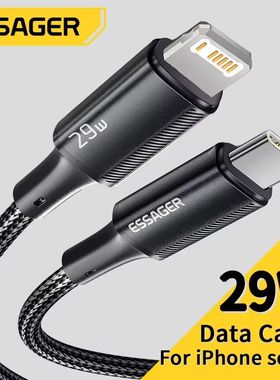 Essager USB C Cable For iPhone 14 13 12 11 Pro Max Xs 8 Plus