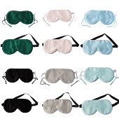 S01成人款 睡眠真丝桑蚕丝遮光眼罩超大轻薄亲肤透气丝韵风华袋装