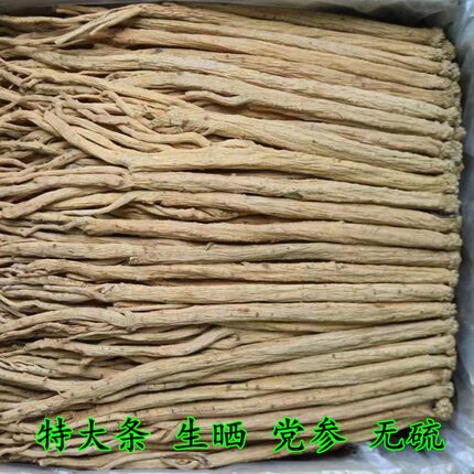 党参干货正宗甘肃党参纯无硫生晒原条中药材煲汤泡酒原料非防风