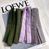 超细棉绳腰带2米长多种颜色棉麻腰带连衣裙配饰儿童发带纯色绑带