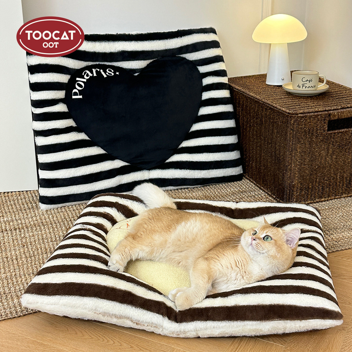 ZOO●TOOCAT爱心宠物睡垫秋冬猫垫狗垫秋冬四季通用ins风宠物窝