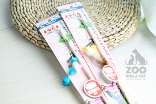 ZOO|日本多格漫DoggyMan蚕茧逗猫棒猫玩具逗猫毛虫雏鸡小精灵羽毛