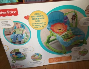 FISHER 费雪宝宝婴幼儿可爱动物多功能轻便摇椅睡觉椅W2811 PRICE