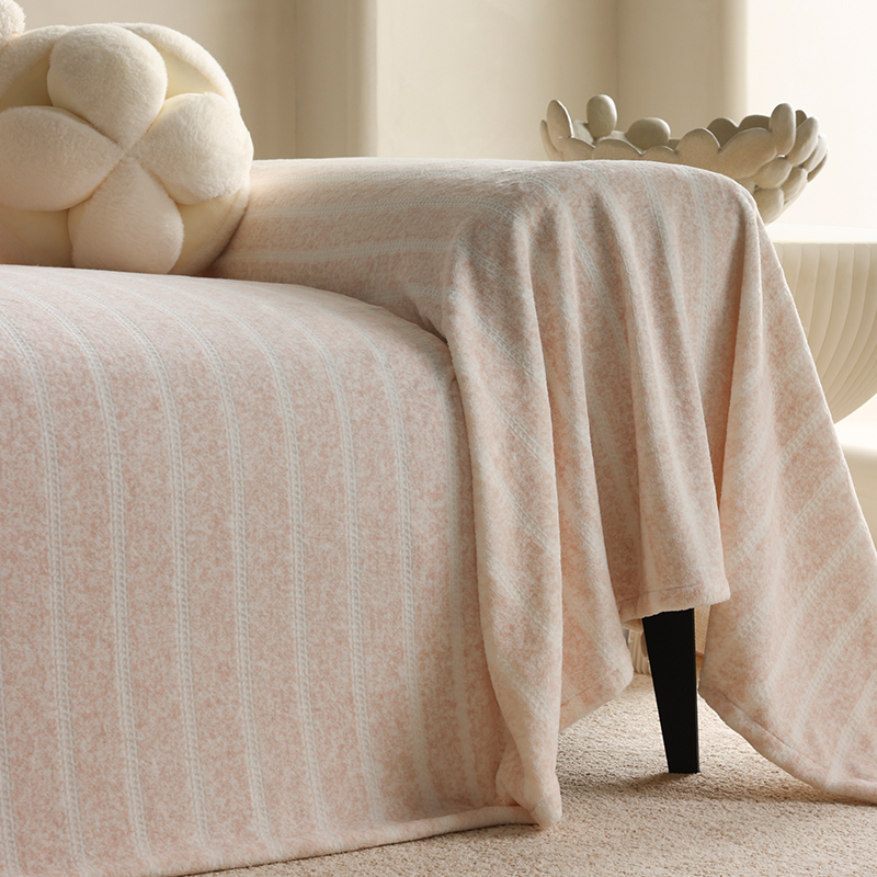 沙发盖布冬季毛绒盖巾全盖简约高级感沙发套罩防滑毛茸茸沙发盖毯
